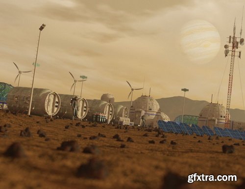 Daz3D - Mars Colony