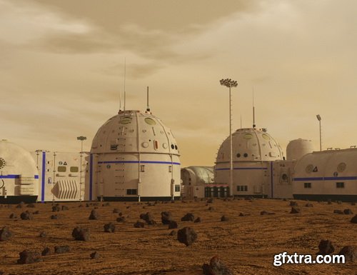 Daz3D - Mars Colony