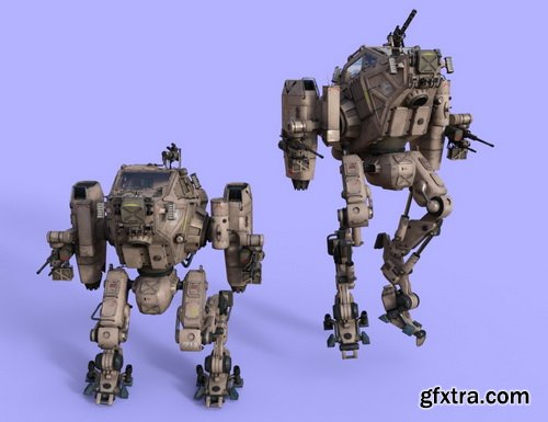 Daz3D - LG07 Combat Mech