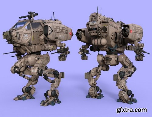 Daz3D - LG07 Combat Mech