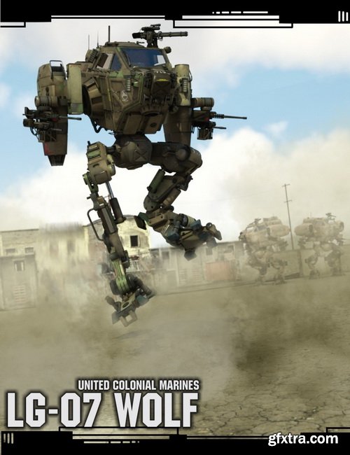 Daz3D - LG07 Combat Mech