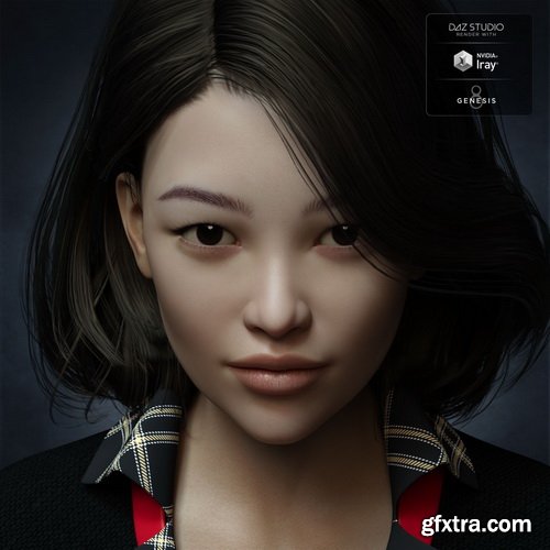 Daz3D - Michiko HD for Genesis 8 Female