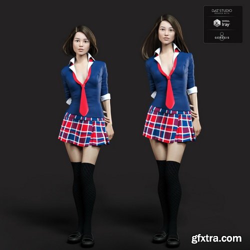 Daz3D - Michiko HD for Genesis 8 Female