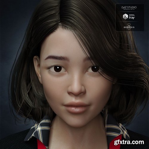 Daz3D - Michiko HD for Genesis 8 Female