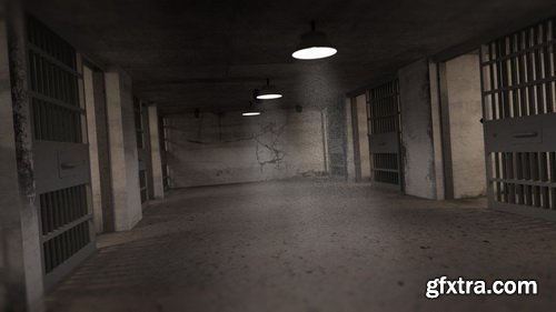 Daz3D - Empty Detention Cell