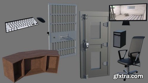 Daz3D - Empty Detention Cell