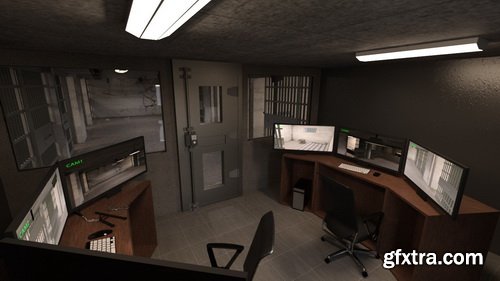 Daz3D - Empty Detention Cell