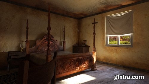 Daz3D - Abandoned Room