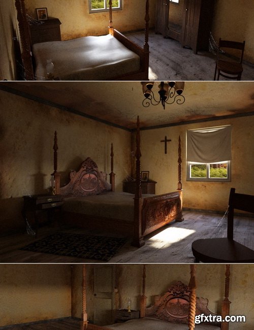 Daz3D - Abandoned Room