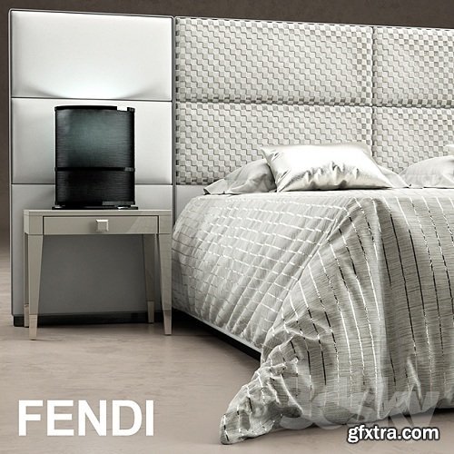 Bed Regent bed Fendi Casa