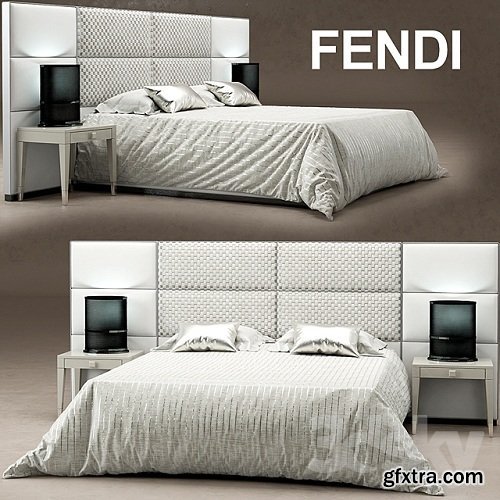 Bed Regent bed Fendi Casa