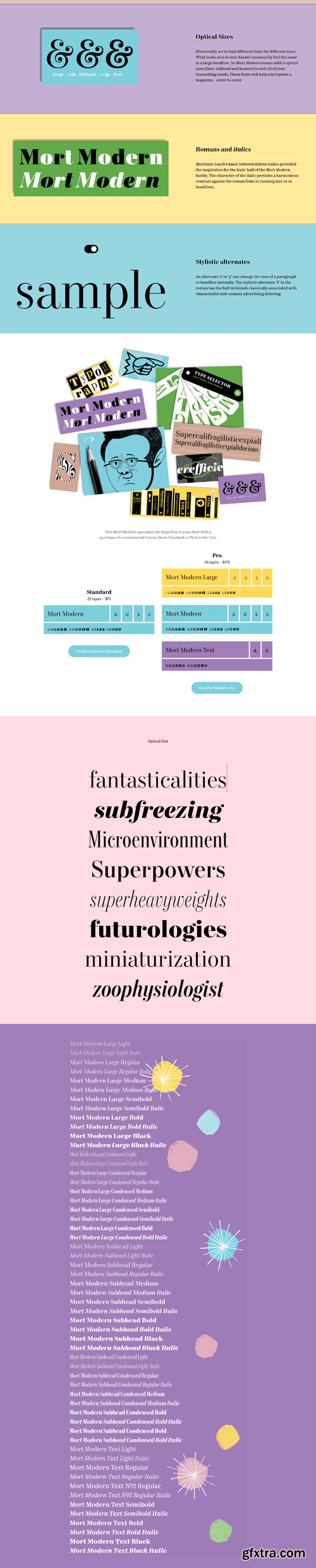 Mort Modern Font Family