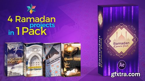 Videohive Ramadan Openers Pack 21866017 (4in1)