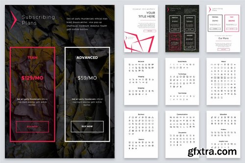 CreativeMarket Optimize Modern Powerpoint Bundle 2522469