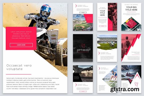 CreativeMarket Optimize Modern Powerpoint Bundle 2522469