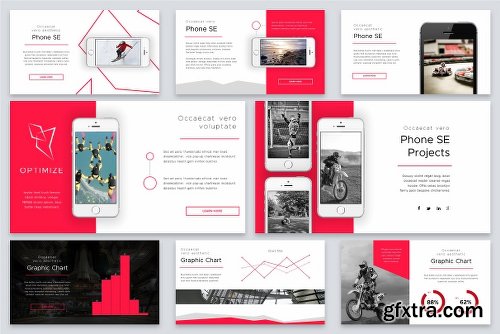 CreativeMarket Optimize Modern Powerpoint Bundle 2522469