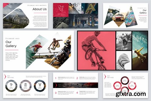 CreativeMarket Optimize Modern Powerpoint Bundle 2522469