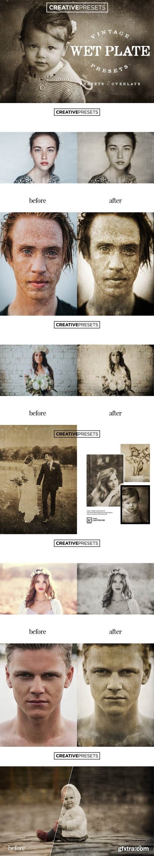 Wet Plate Lightroom Presets + Overlays