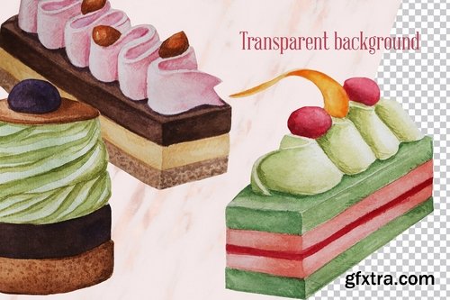 CM - Desserts collection - Watercolor des 2354135