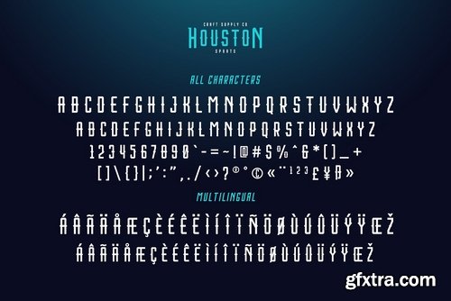 CM - Houston Sports Font Family 2542087