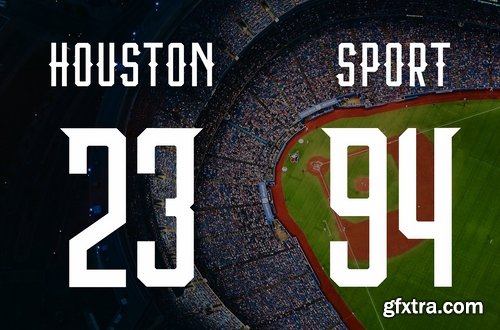 CM - Houston Sports Font Family 2542087