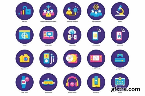 Smart Technology Flat Icons