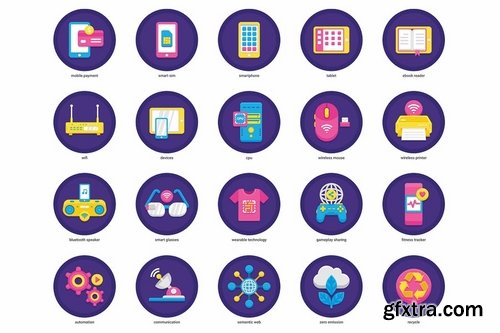 Smart Technology Flat Icons