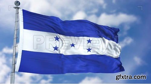 Honduras Flag Animation - Motion Graphics 73517