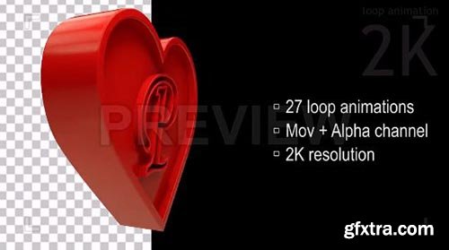 Heart Letters - Motion Graphics 83738