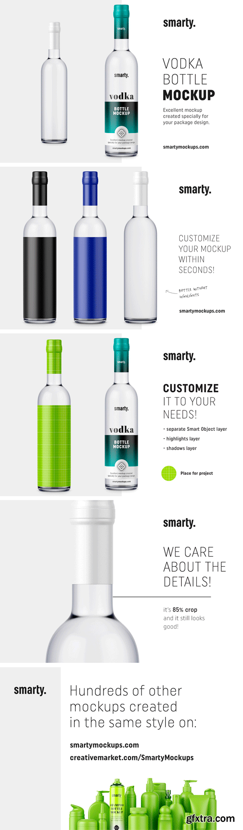 CM - Vodka Bottle Mockup 2447796