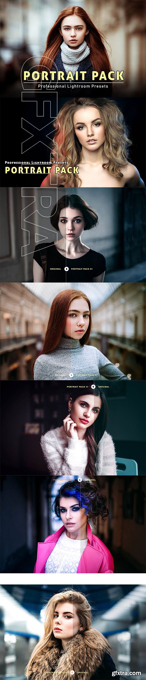 CreativeMarket - Portrait Pack Lightroom Presets 2555720