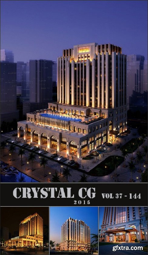 Exterior Building 3D Scene CRYSTAL CG 37-144