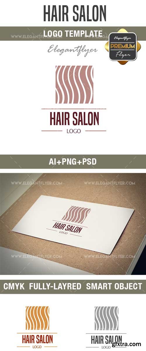 Hair Salon V2 2018 Premium Logo Template