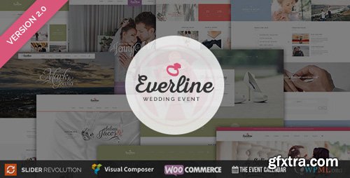 ThemeForest - Everline v2.0.0 - Wedding Event - WordPress Theme - 10629293