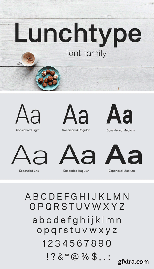 Lunchtype Font Family