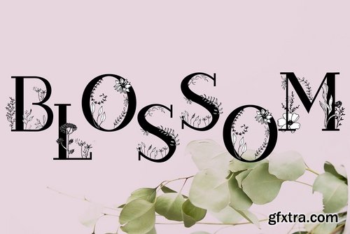 CM - Blossom Font + EXTRAS 2538796