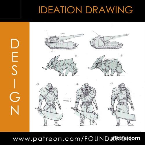 Gumroad - Foundation Patreon Term 2 - Ideation Drawing