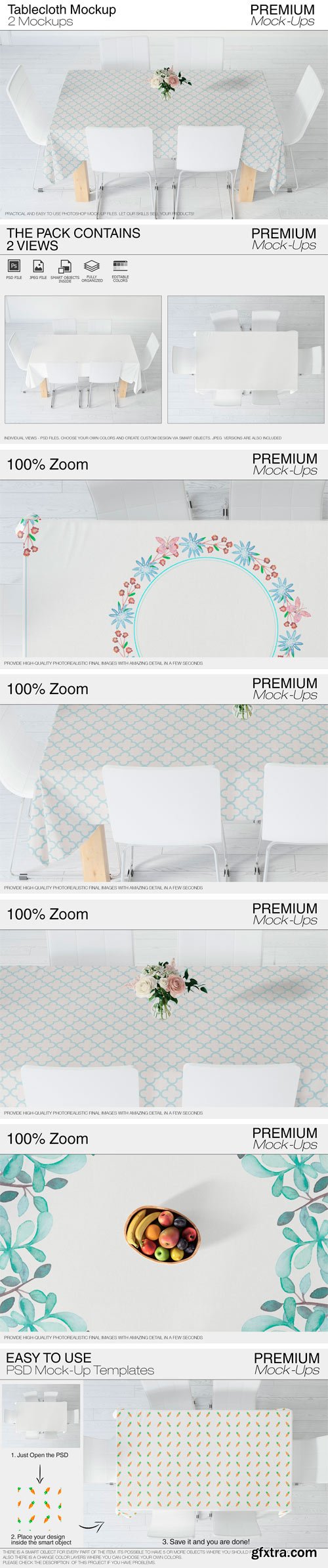 CM - Tablecloth Mockup Set 2423568