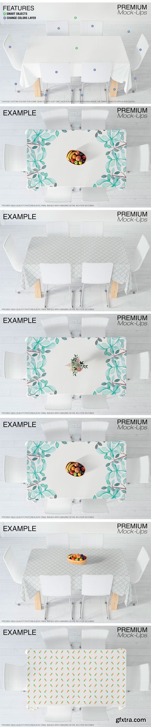 CM - Tablecloth Mockup Set 2423568