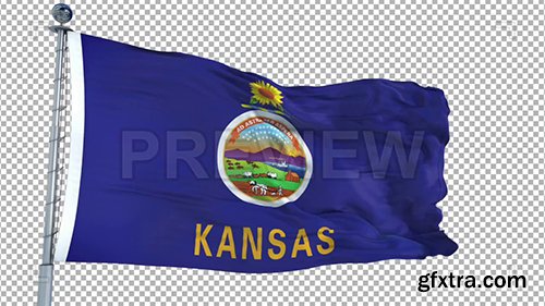 Kansas Flag Animation 73926