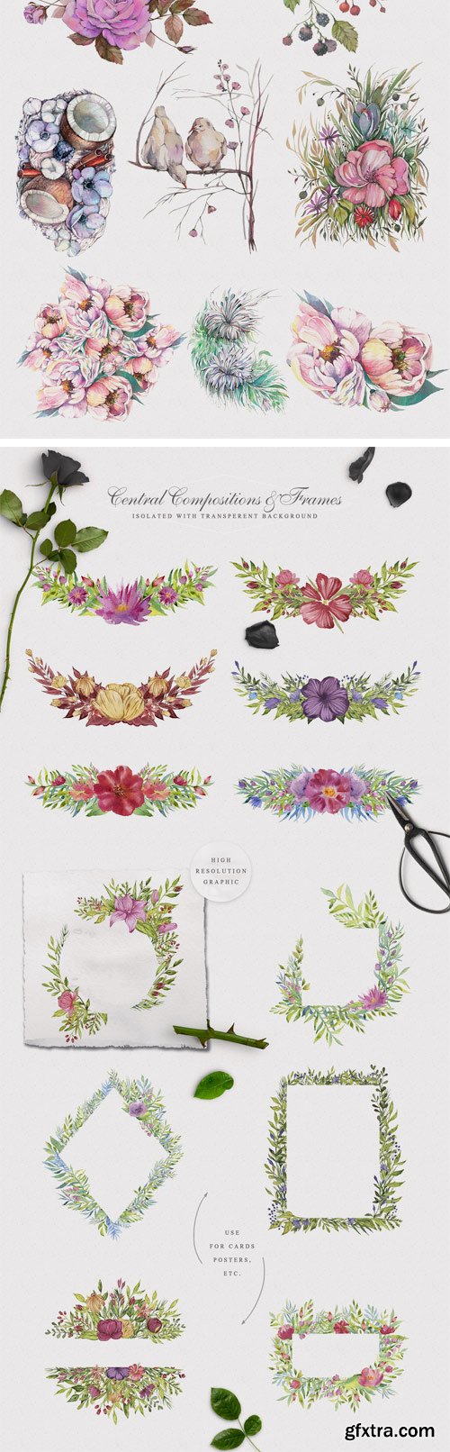 CM - Spring Garden Watercolor Collection 2393107