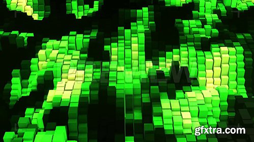 VJ Green Glow Equalizer 82430