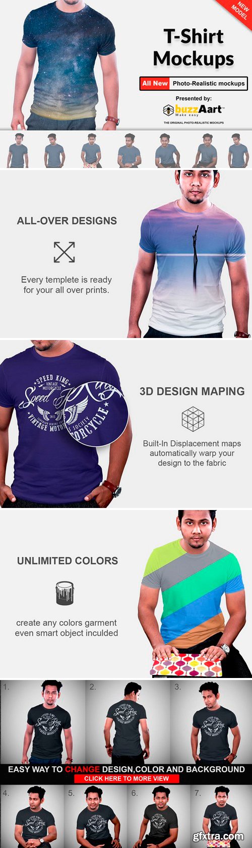 CM - Tshirt Mockups Man Version Vol-1.1 2487659