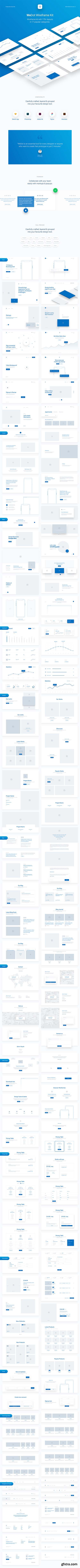 WeDot Wireframe UI Kit