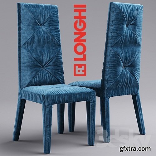 Table and chair by Longhi 3d Model