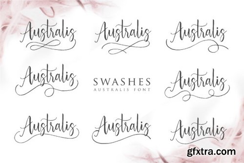 Australis Font Family - 2 Fonts