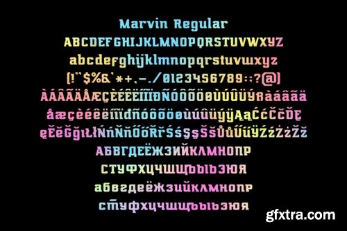 Marvin Regular Font