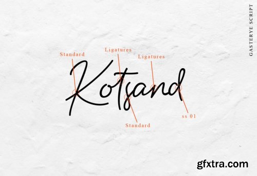 Gasterye Font Family - 2 Fonts