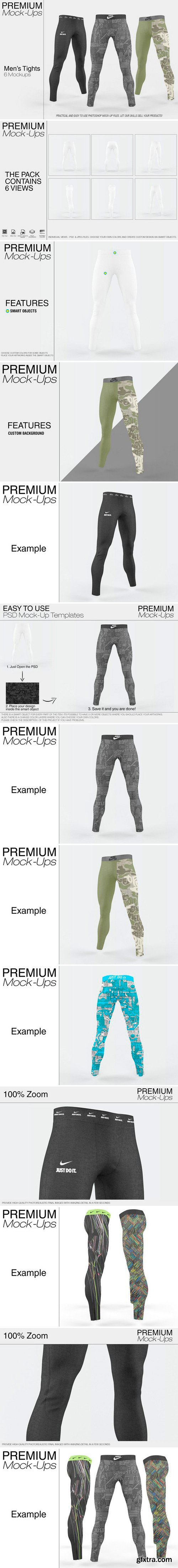 CM - Men's Tights Mockup 2382241