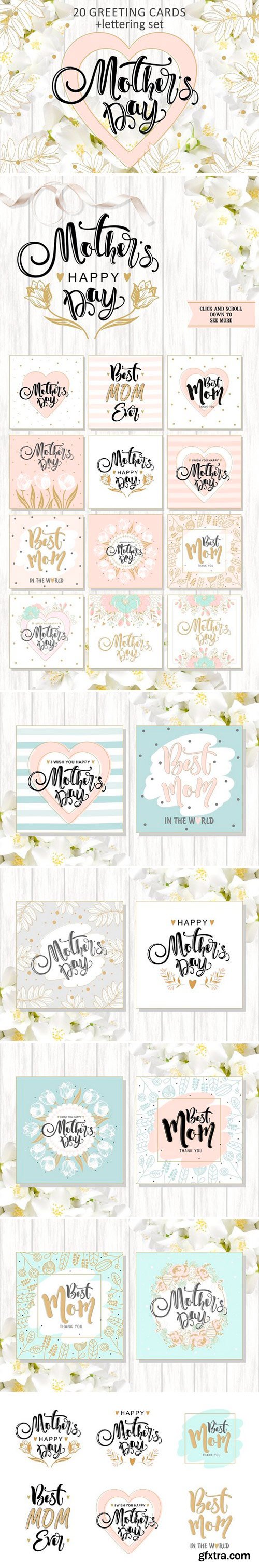 CM - Mother\'s day gift cards set 2486715